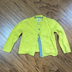 Mini Boden 2-3 Y Pointelle Cardigan
